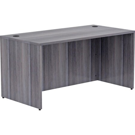 Lorell Weathered Charcoal Laminate Desking Charcol 29.5 x 66 x 30 in. LLR69547